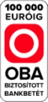 100 000 euróig OBA Bíztosított Bankbetét